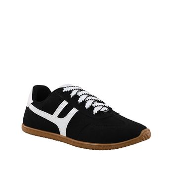 Tenis-Casual-Preto-Design-Esportivo-|-Moleca-Tamanho--35---Cor--PRETO-0